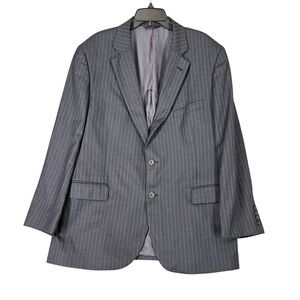 Brooks Brothers 346 Men 45 Blazer Navy Pinstripe Madison Fit Classic Suit Jacket